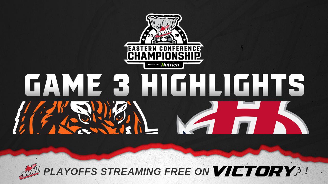 Victory+ - Medicine Hat Tigers at Lethbridge Hurricanes – Game 3 || 2025 WHL Playoffs Highlights