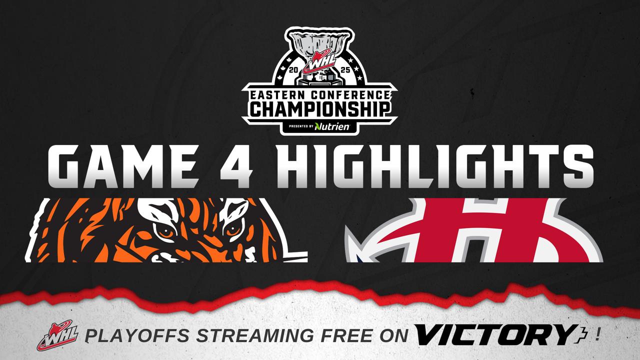 Victory+ - Medicine Hat Tigers at Lethbridge Hurricanes – Game 4 || 2025 WHL Playoffs Highlights