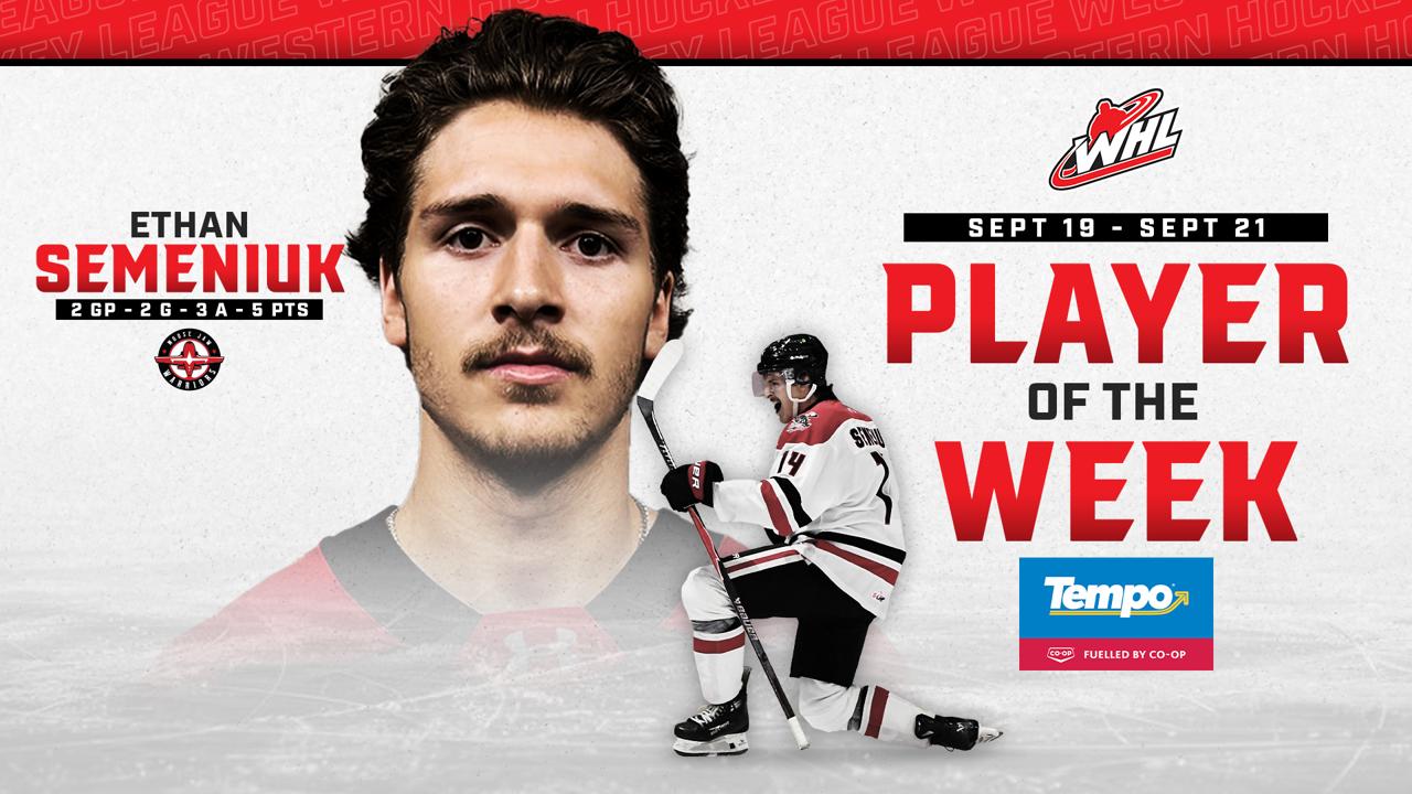 Victory+ - Ethan Semeniuk - Player of the Week