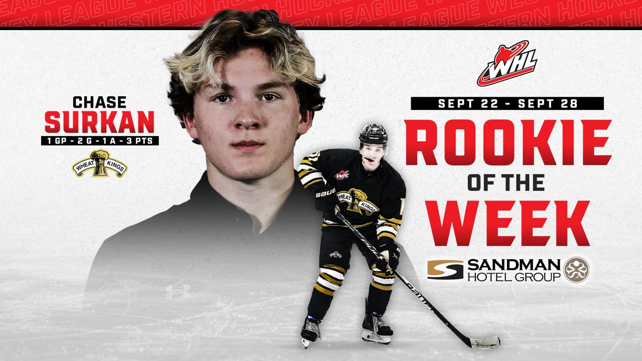 Victory+ - Chase Surkan - Rookie of the Week