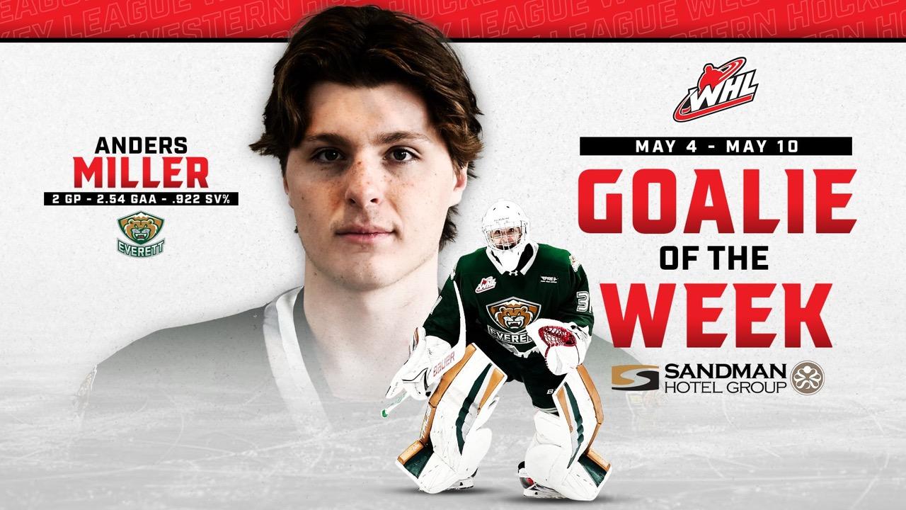 Victory+ - Anders Miller - Goaltender of the Week