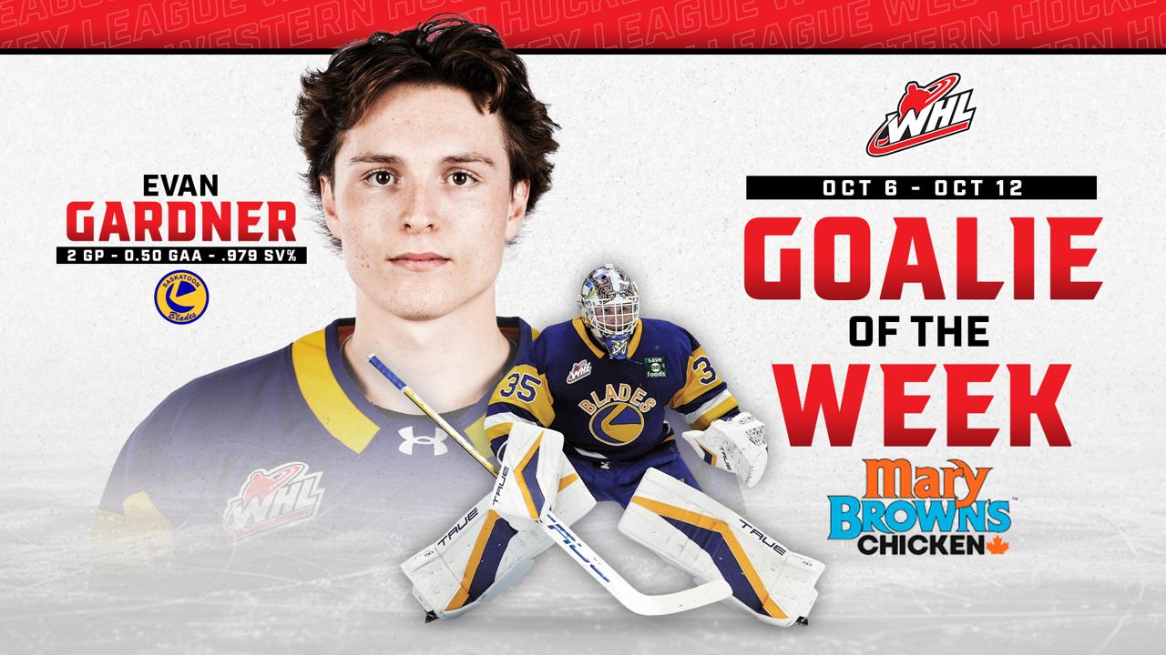 Victory+ - Evan Gardner - Goaltender of the Week