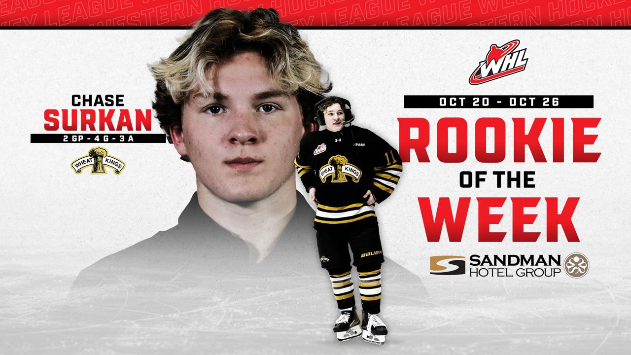Victory+ - Chase Surkan - Rookie of the Week