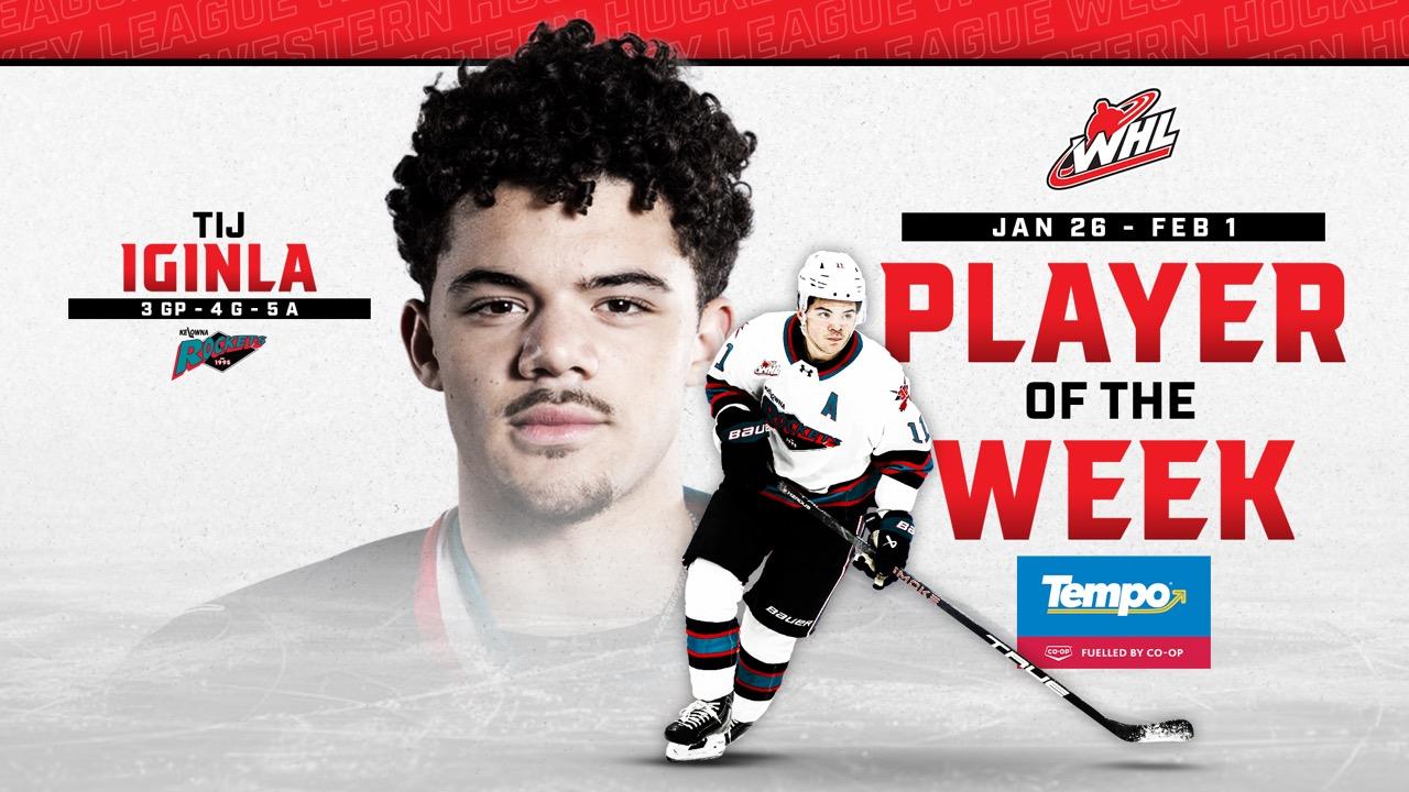 Victory+ - Tij Iginla - Player of the Week