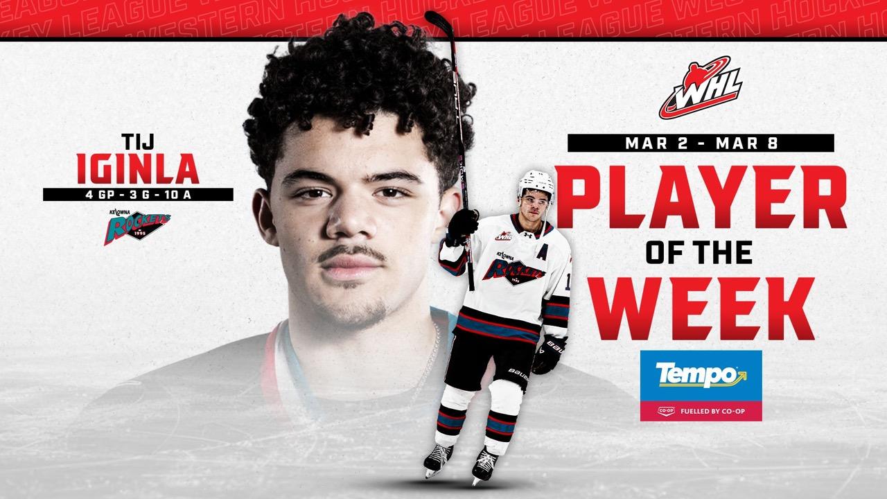 Victory+ - Tij Iginla - Player of the Week 