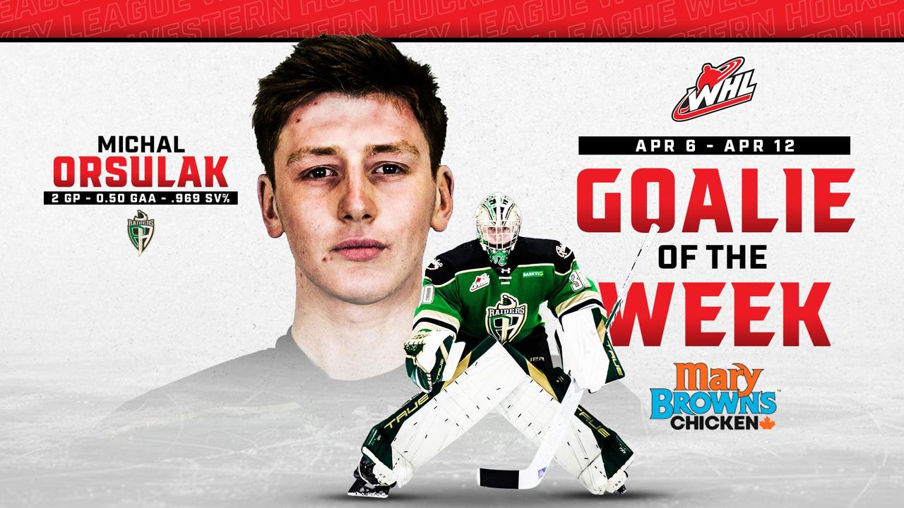 Victory+ - Michal Orsulak - Goaltender of the Week