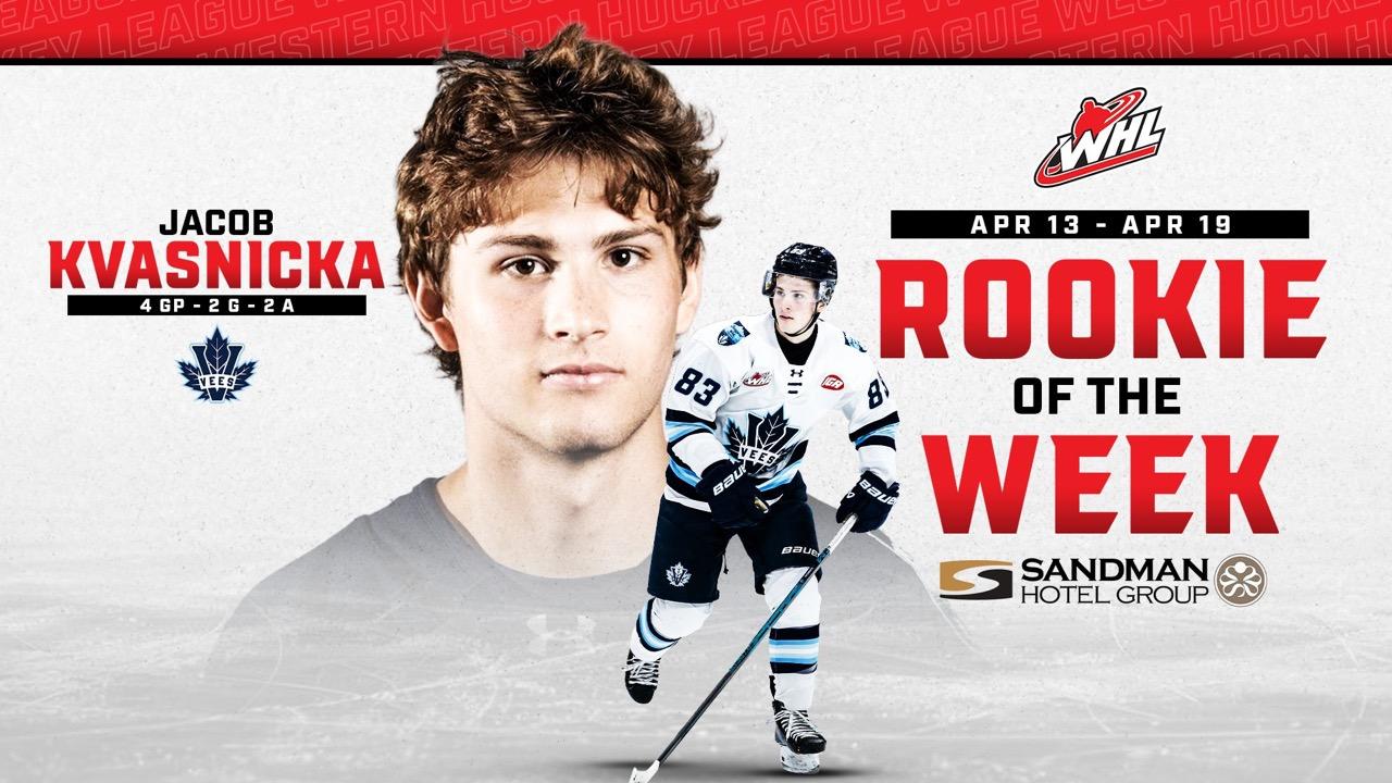 Victory+ - Jacob Kvasnicka - Rookie of the Week
