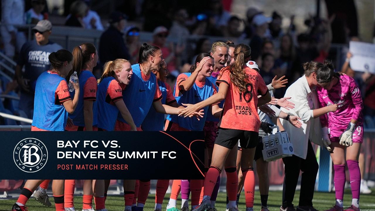 Victory+ - Bay FC vs Denver Summit Post Press Conference