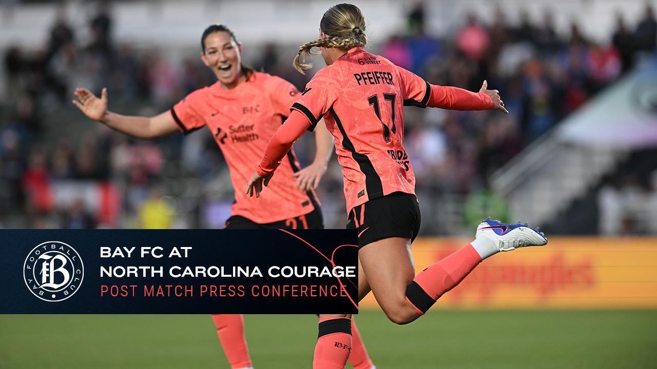 Victory+ - Bay FC at North Carolina Courage Post Press Conference