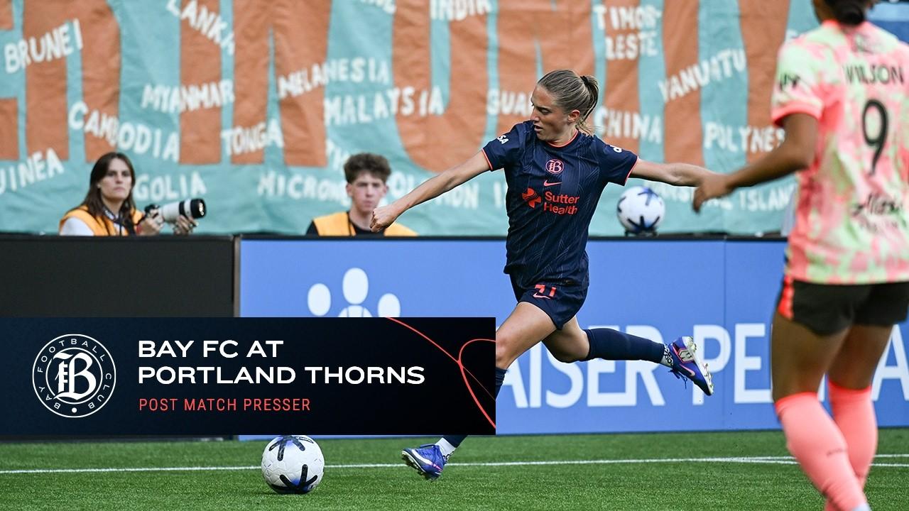 Victory+ - Bay FC at Portland Thorns Post-Match Press Conference