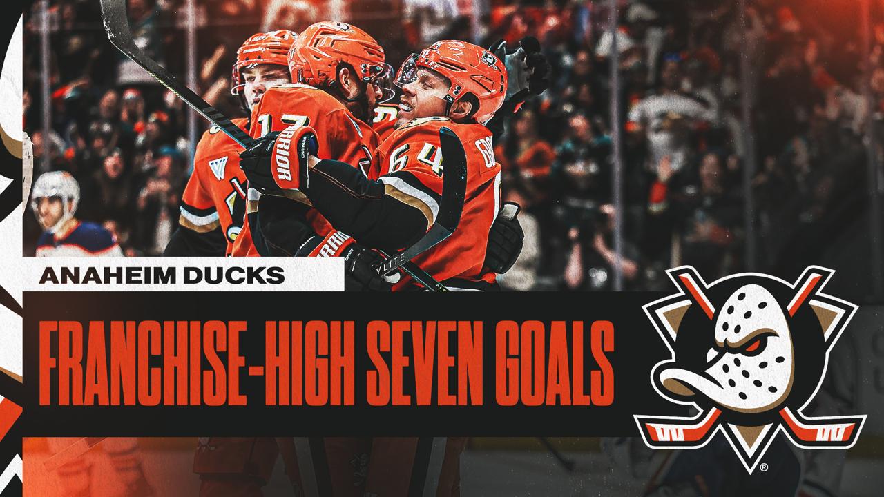 Victory+ - Ducks set franchise playoff record with 7 goals