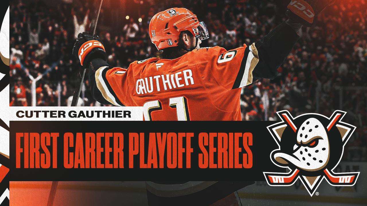 Victory+ - Cutter Gauthier's high-scoring debut playoff series 