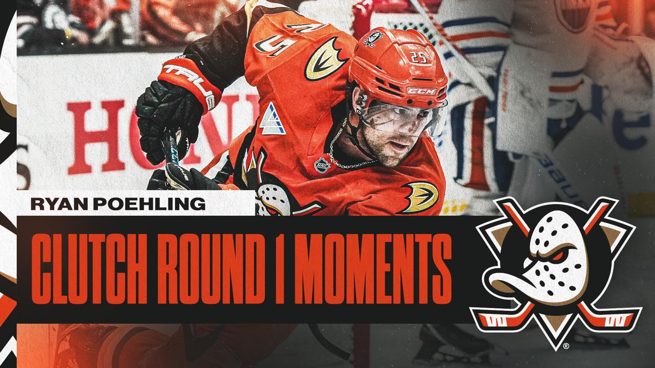 Victory+ - Ryan Poehling's four-goal series helps Ducks advance