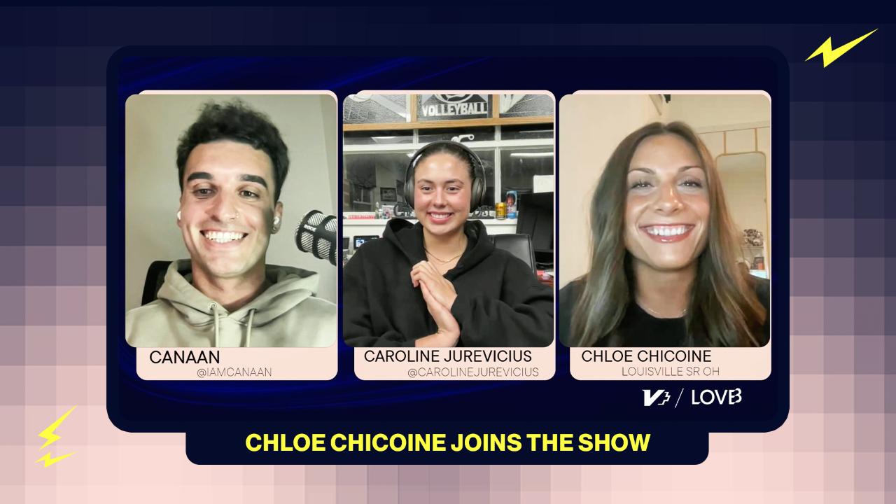 Victory+ - Louisville Volleyball's Chloe Chicoine stops by