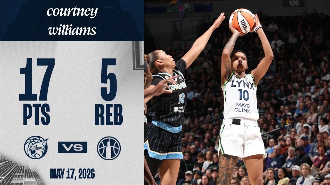 Victory+ - Courtney Williams goes off with 17 points against Sky