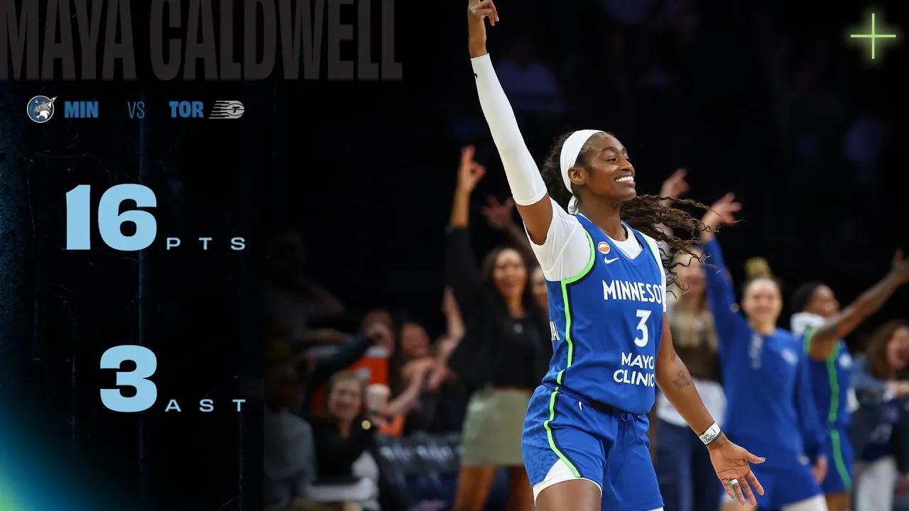 Victory+ - Maya Caldwell provides spark off bench against Tempo