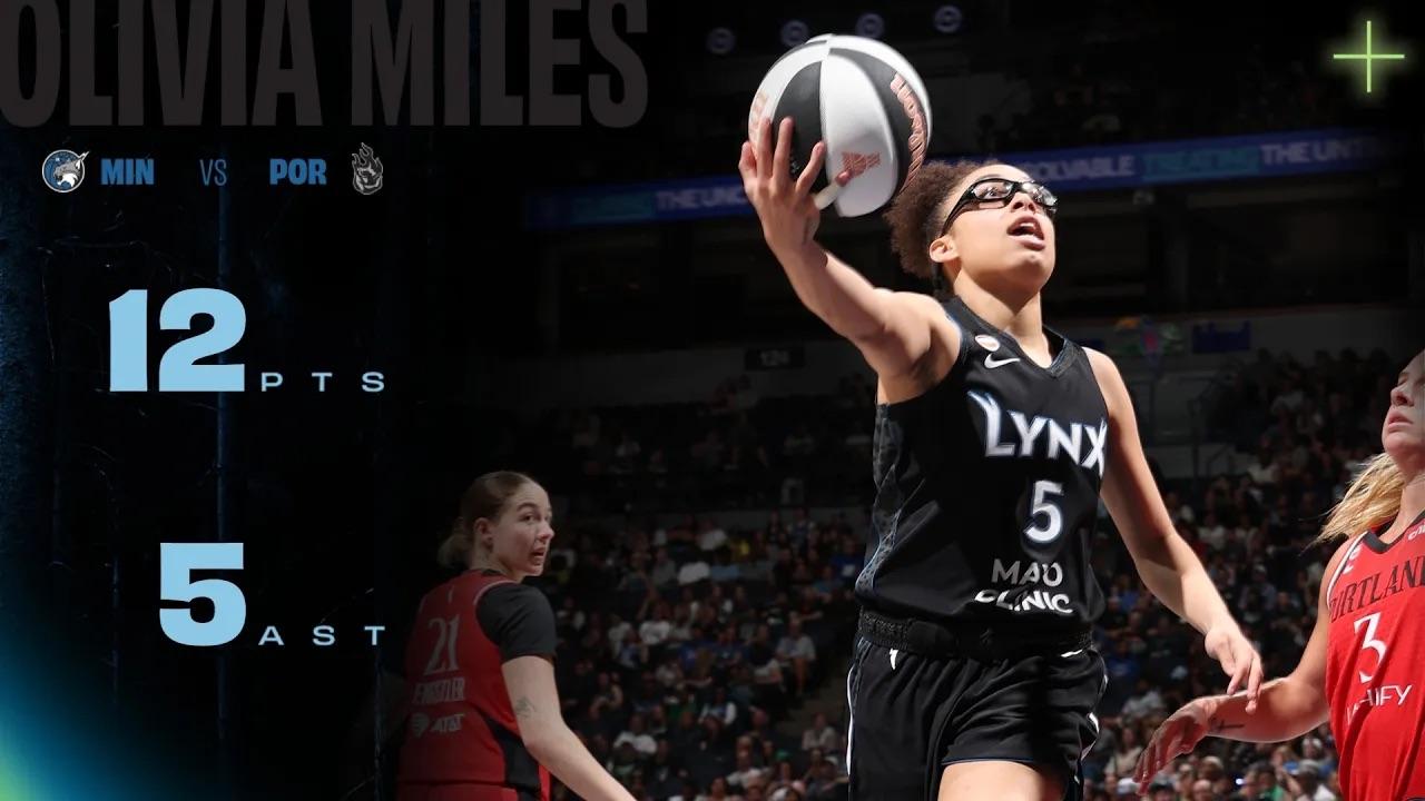 Victory+ - Olivia Miles fires up crowd against Portland