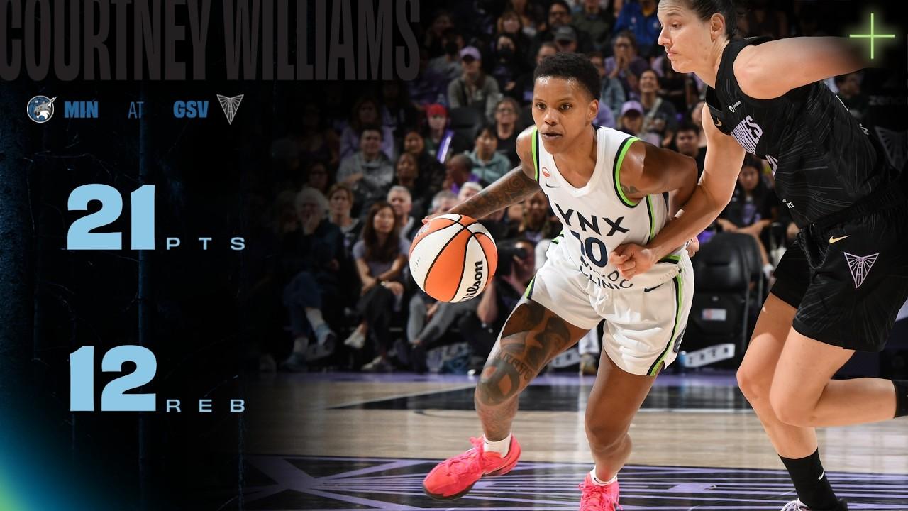 Victory+ - Courtney Williams notches double-double against Valkyries