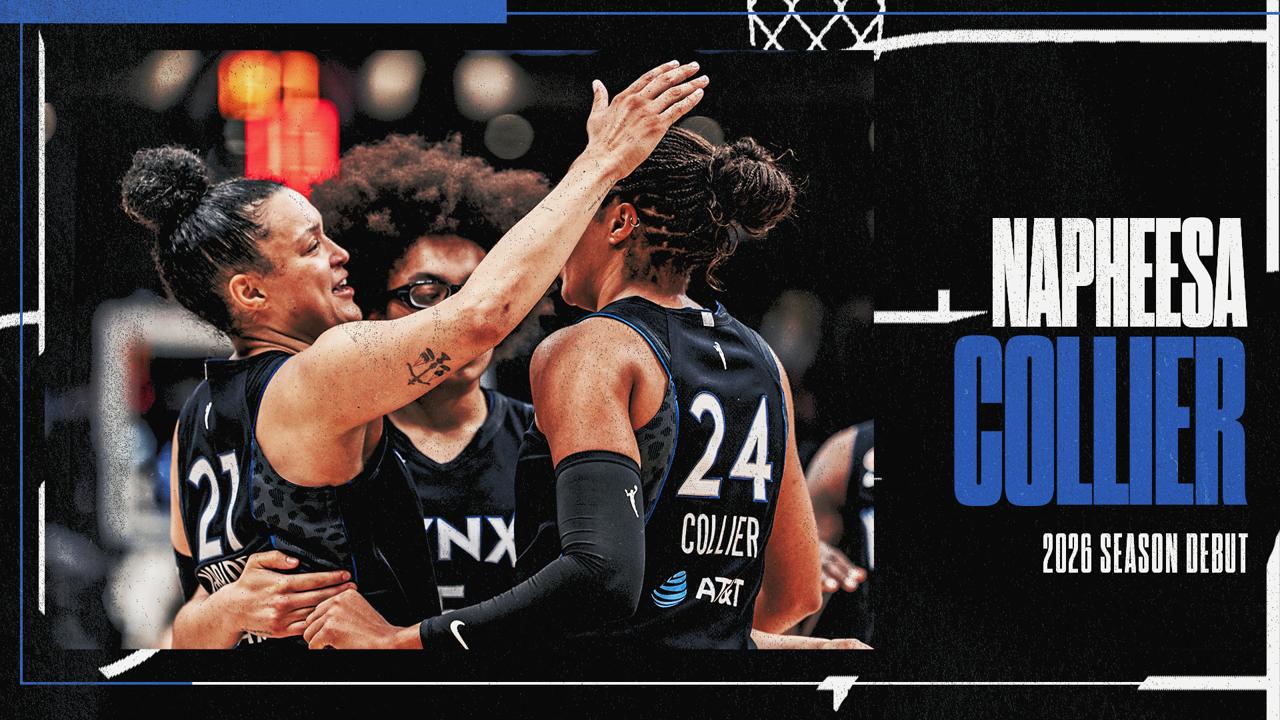 Victory+ - Napheesa Collier tallies double-double in triumphant return