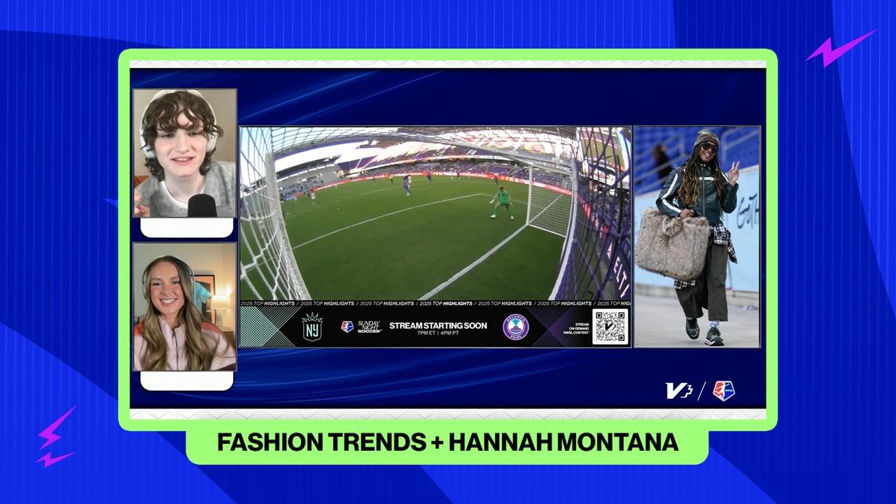 Victory+ - Jaedyn Shaw's pregame fashion statement