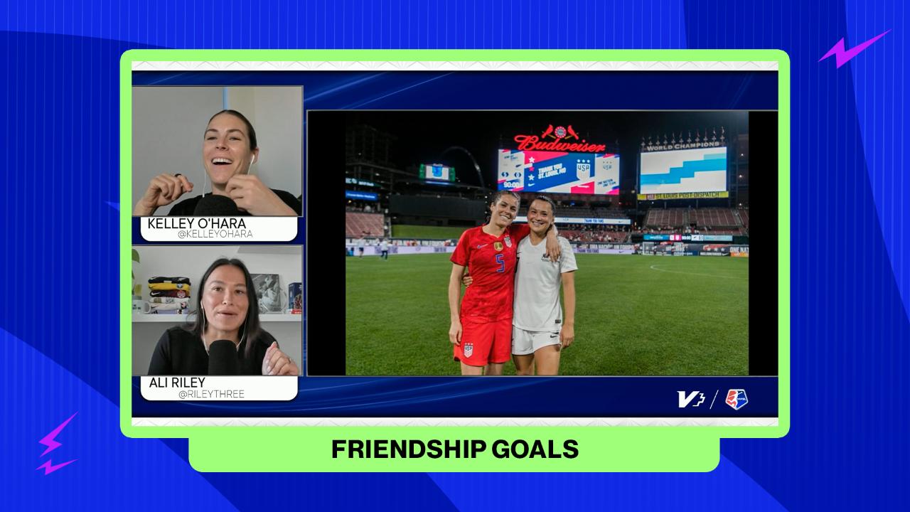 Victory+ - Kelley O'Hara and Ali Riley go way back