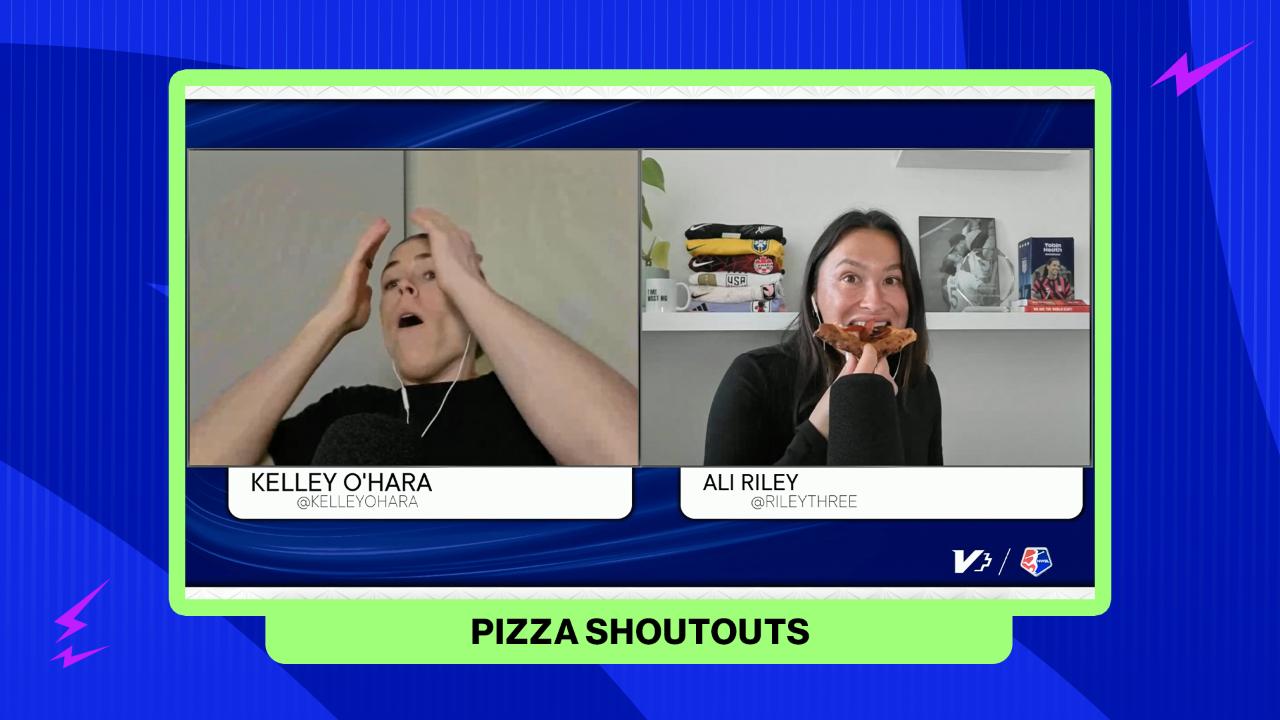 Victory+ - Kelley O'Hara and Ali Riley bond over pizza