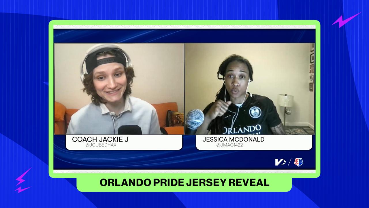 Victory+ - Jessica McDonald's surprise Orlando jersey reveal