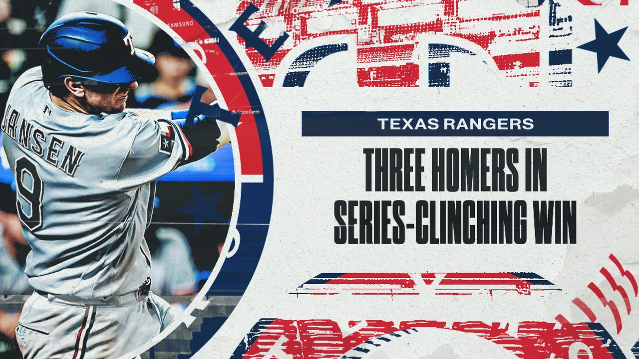 Victory+ - Rangers crush 3 homers to secure series win
