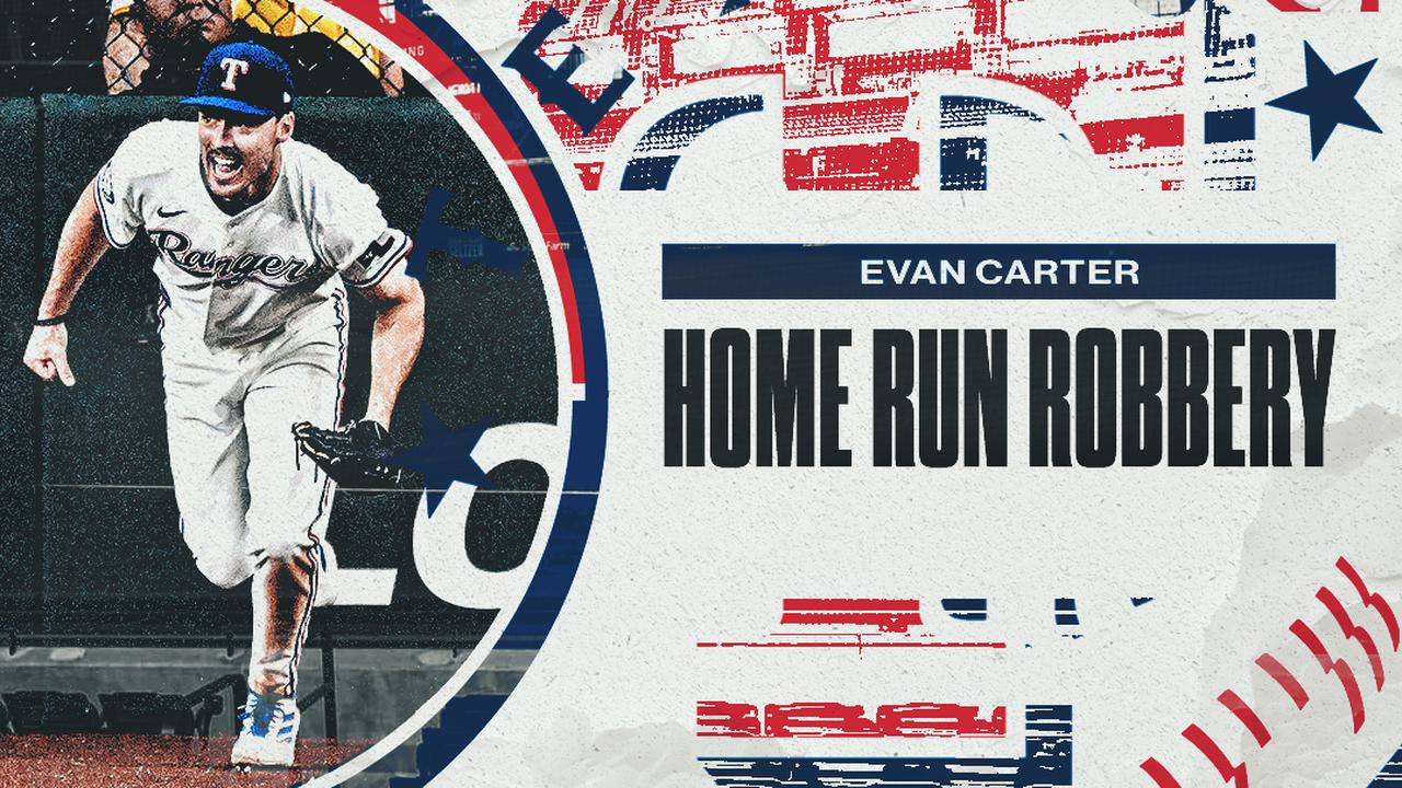 Victory+ - Evan Carter robs homer against Pirates