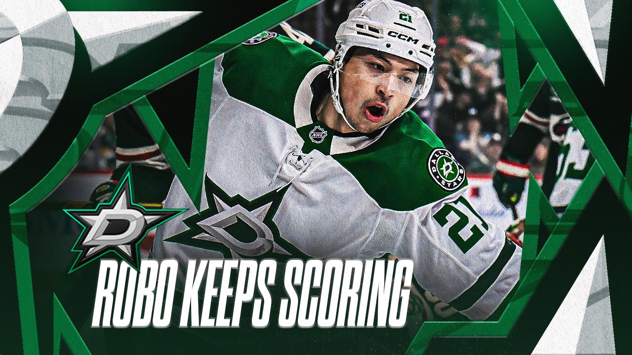 Victory+ - Jason Robertson scores in four straight playoff games