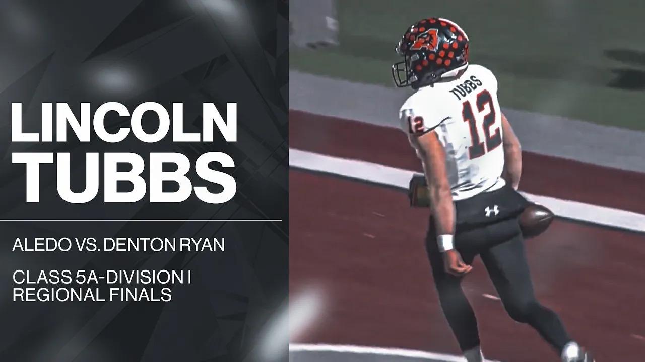 Victory+ - Aledo quarterback Lincoln Tubbs goes off in regional finals